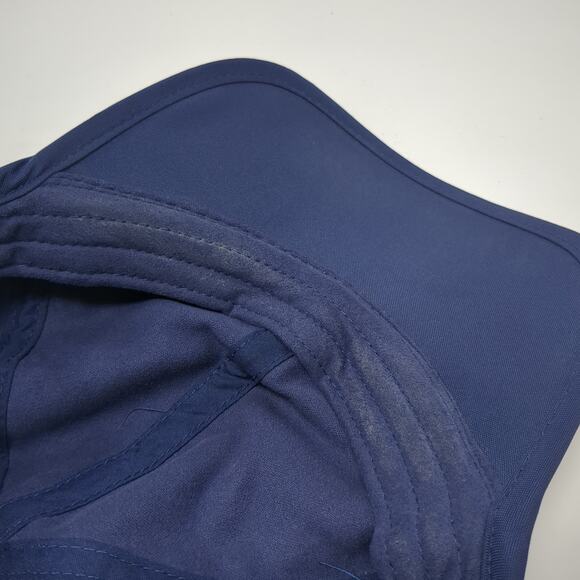 Mission Strapback Baseball Hat Blue One Size Adjustable Embroidered - Picture 8 of 9